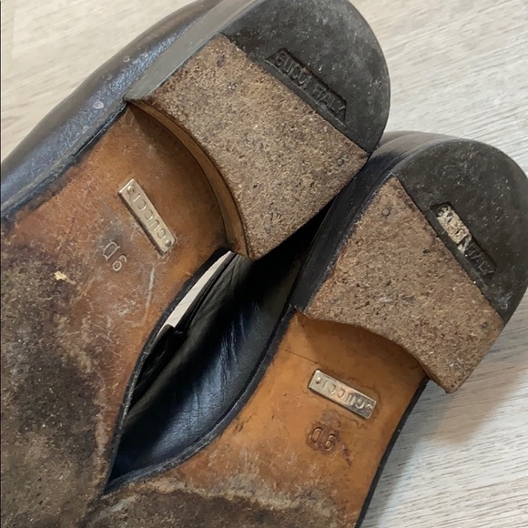 Vintage Men’s Gucci Leather Loafers 9 - Picture 3 of 5